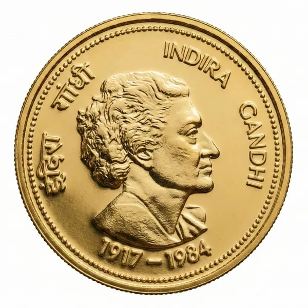 Gold_Plated_1_Lakh_Rupees_1917-1984_Indira_Gandhi_Fantasy_Coin