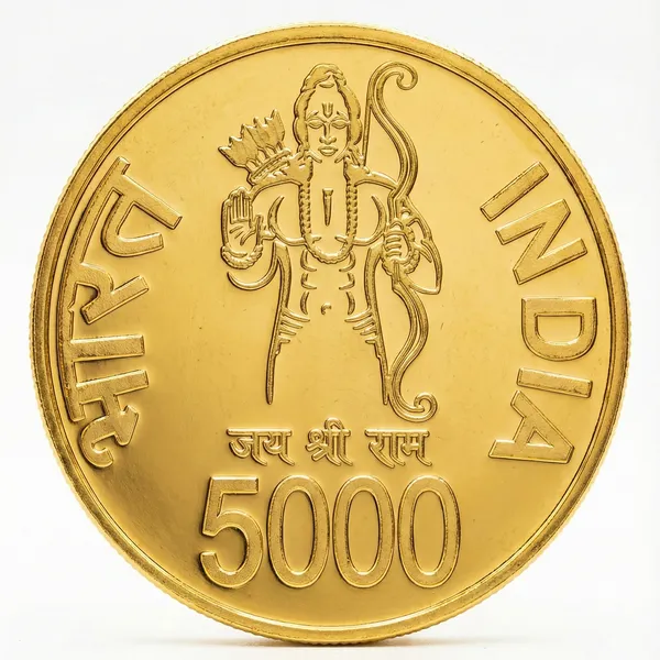 Gold_Plated_5000_Rupees_Hare_Ka_Sahara_Baba_Shyam_Fantasy_Coin