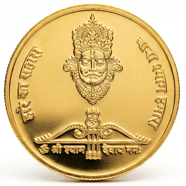 Gold_Plated_5000_Rupees_Hare_Ka_Sahara_Baba_Shyam_Fantasy_Coin