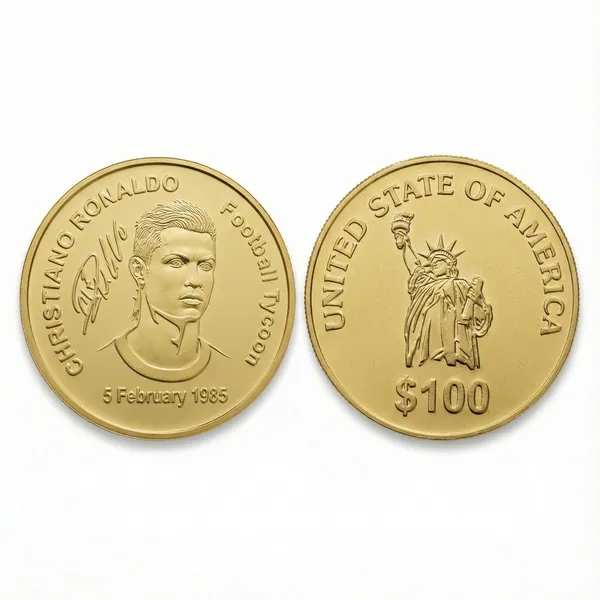 Gold_Plated_100_Dollar_1985_Cristiano_Ronaldo_Football_Tycoon_Usa_Fantasy_Coin