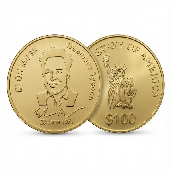 Gold_Plated_100_Dollar_1971_Business_Tycoon_Elon_Musk_Usa_Fantasy_Coin