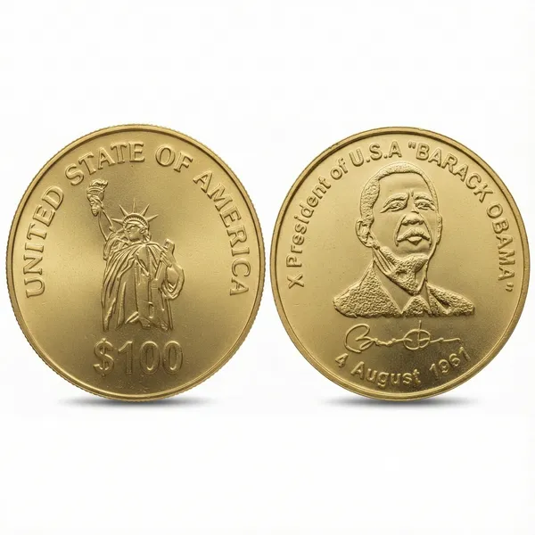 Gold_Plated_100_Dollar_1961_Barack_Obama_Usa_Fantasy_Coin