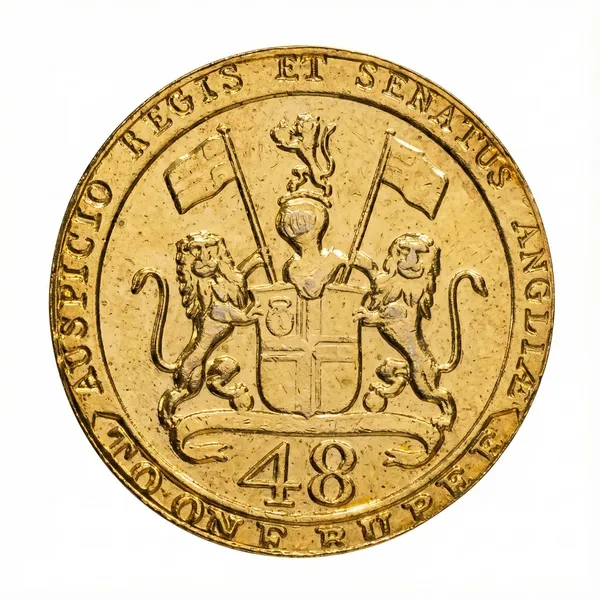 Gold_Plated_1/48_Rupees_1794_Madras_Presidency_India_Old_Fantasy_Coin