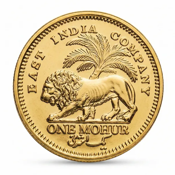 Gold_Plated_1_Mohur_1835_William_4Th_British_India_Fantasy_Coin