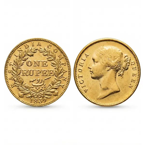 Gold_Plated_1_Rupee_1839_Victoria_British_India_Fantasy_Coin