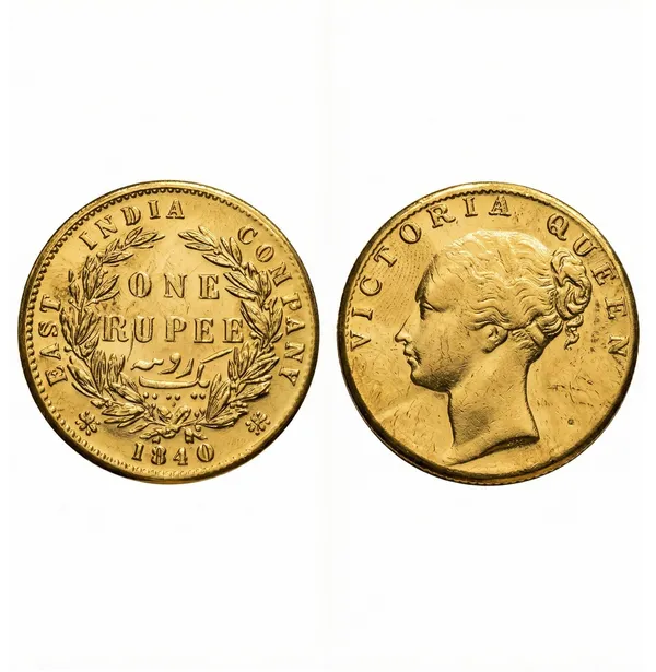 Gold_Plated_1_Rupee_1840_Victoria_British_India_Fantasy_Coin