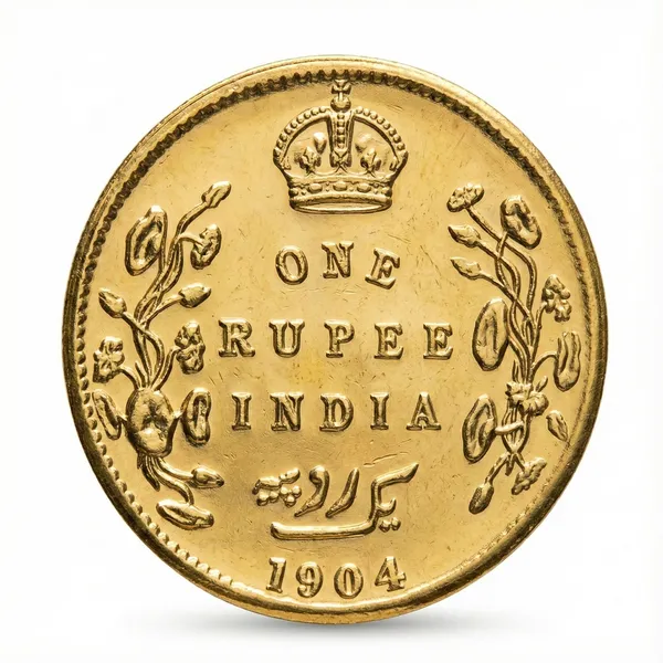 Gold_Plated_1_Rupee_1904_Edward_Vii_British_India_Fantasy_Coin