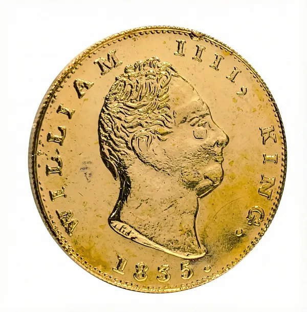 Gold_Plated_2_Mohur_1835_William_4Th_British_India_Fantasy_Coin