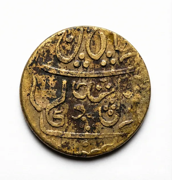 Gold_Plated_Bengal_Presidency_Ancient_India_Old_Rare_Coin