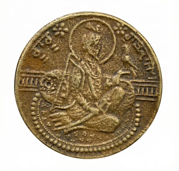 Gold_Sikh_Religious_Guru_Gobind_Singh_India_Old_Brass_Token_Coin