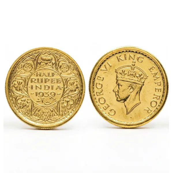 Gold_Plated_Half_Rupee_1939_King_George_Vi_British_India_Fantasy_Coin