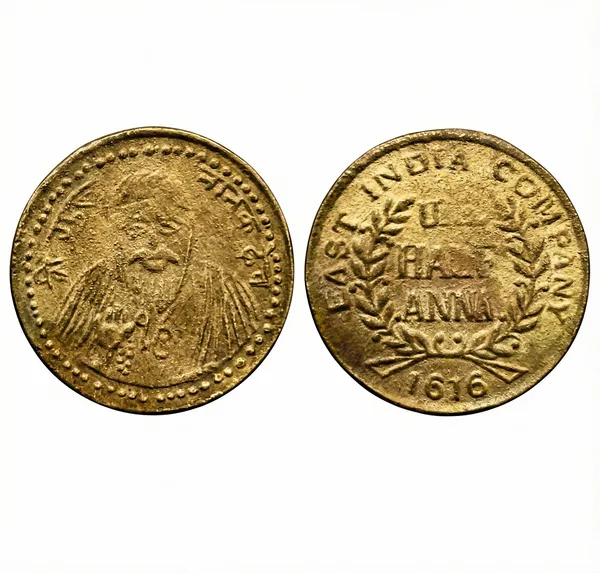 Gold_Ukl_1_Anna_1616_Guru_Nanak_Ji_India_Old_Collecting_Brass_Coin