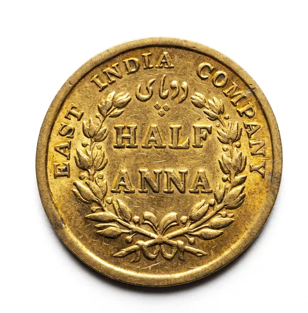 Gold_Plated_Half_Anna_1845_East_India_Company_Old_Fantasy_Coin