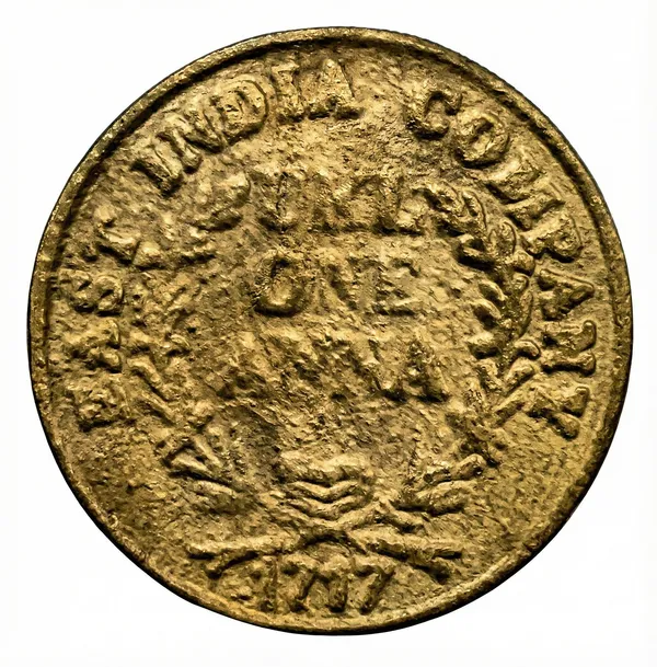 Gold_Ukl_1_Anna_1835_Radha_Krishna_India_Old_Collecting_Brass_Coin