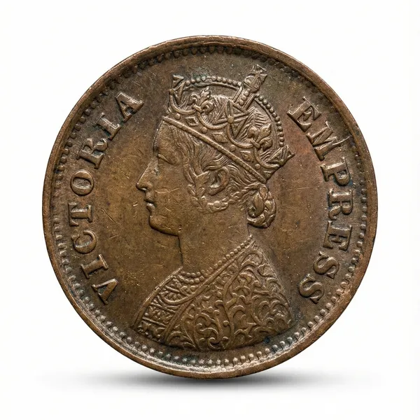 Half_Pice_1886_Victoria_Queen_British_India_Old_Copper_Coin