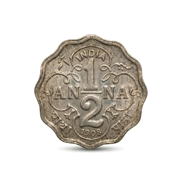 Half_Anna_1908_Edward_Vii_British_India_Old_Fancy_Coin