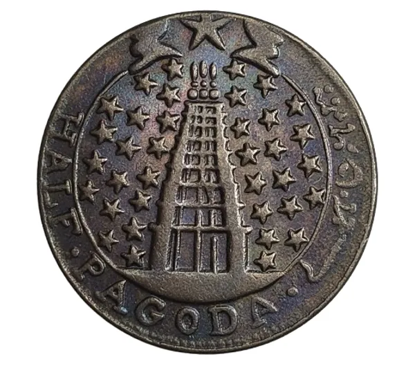Half_Pagoda_1808-1812_Madras_Presidency_British_India_Old_Copper_Coin