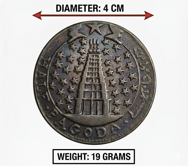 Half_Pagoda_1808-1812_Madras_Presidency_British_India_Old_Copper_Coin