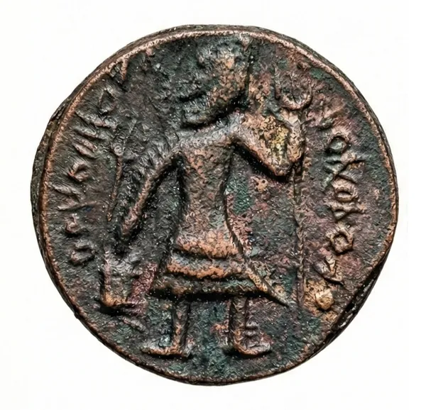 Tetradrachm_Kushan_Empire_Ancient_India_Old_Copper_Coin
