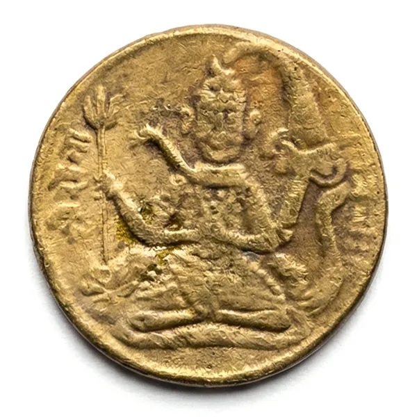 Gold_Hindu_Religious_:_Lord_Shiva_Ji_Bull_India_Brass_Old_Token_Coin