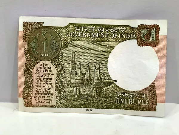 Rare_1_Rupee_(Random_Year)_Back_Language_Print_on_front_Error,_India_old_Pink_Note