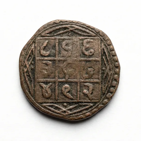 Capricorn/Makar_Rashi_Zodiac_Ancient_India_Old_And_Rare_Coin