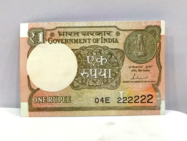 222222_Fancy_Series_1_Rupee_(Random_Year)_-_India_old_Pink_Note