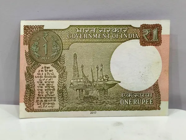 222222_Fancy_Series_1_Rupee_(Random_Year)_-_India_old_Pink_Note