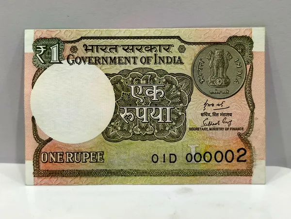 000002_Fancy_Series_1_Rupee_(Random_Year)_-_India_old_Pink_Note