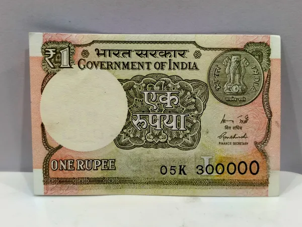 30000_Fancy_Series_1_Rupee_(Random_Year)_-_India_old_Pink_Note