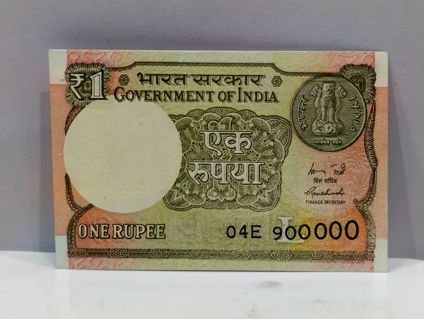 90000_Fancy_Series_1_Rupee_(Random_Year)_-_India_old_Pink_Note