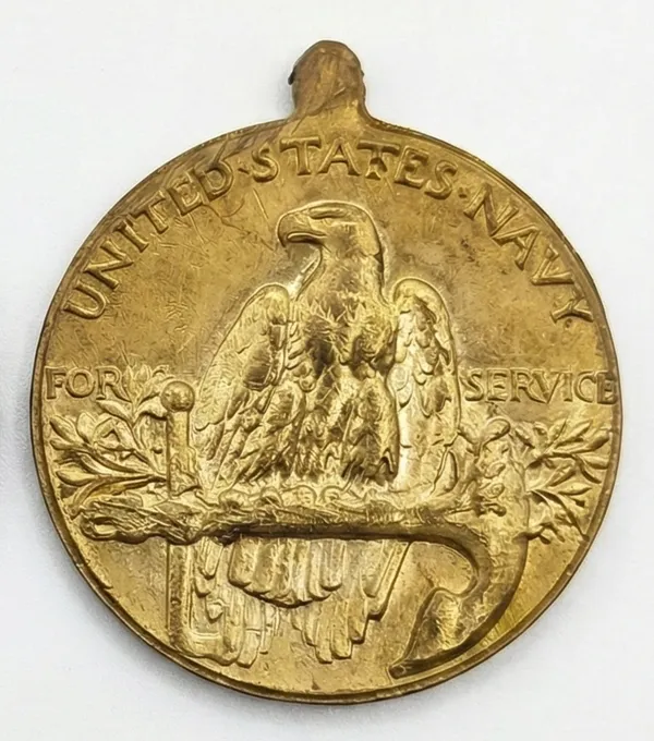 Gold_Navy_Occupation_Service_1947_Usa_Old_Medal