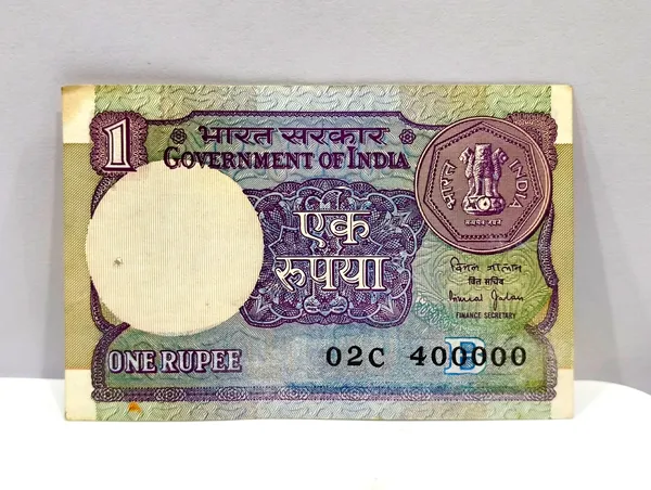 40000_Fancy_Series_1_Rupee_(Random_Year)_-_India_old_Note