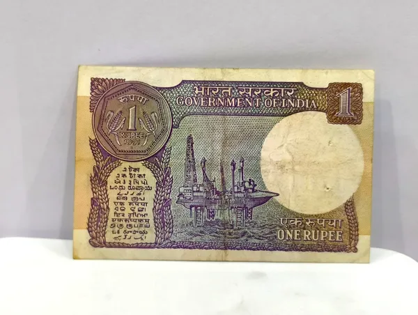 555555_Fancy_Series_1_Rupee_(Random_Year)_-_India_old_Note