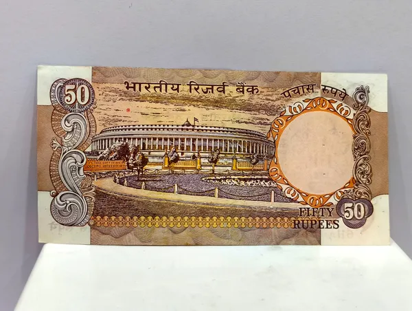 786786_Fancy_Series_50_Rupees_(Random_Sign)_Parliamant_-_India_old_Note