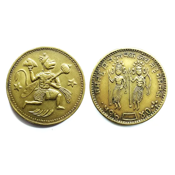 Gold_Ramatanka_Hanuman_Religious_Temple_Old_Token_Coin