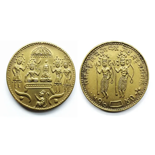 Gold_Ram_Darbar_Ram_Sita_Religious_Temple_Old_Token_Coin