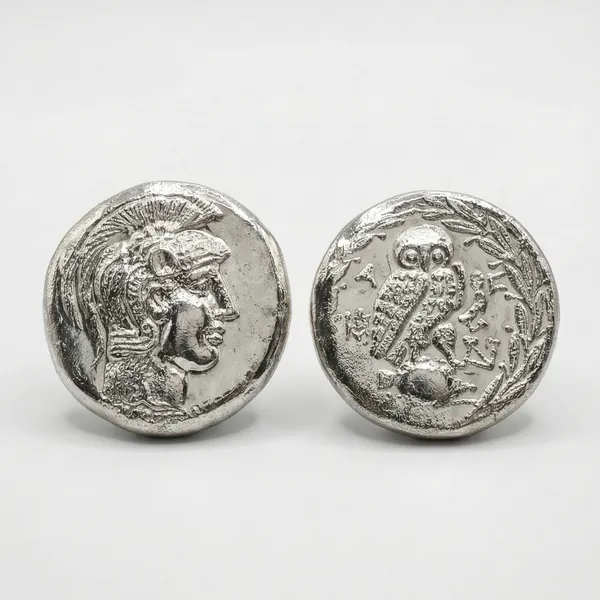 Attica_Athens_Drachm_Ancient_Greece_Greek_Old_Shiny_Coin