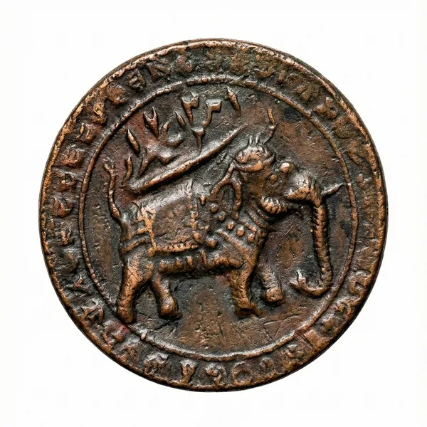 Ancient_Right_Facing_Elephant_India_Old_And_Rare_Small_Coin