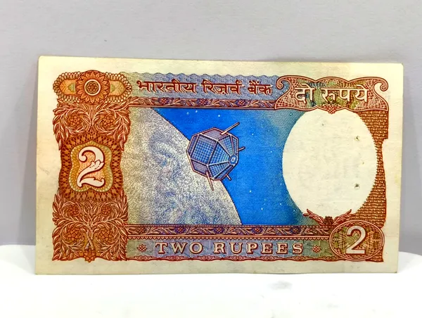 333333_Fancy_Series_2_Rupees_Satellite_-_India_old_Note