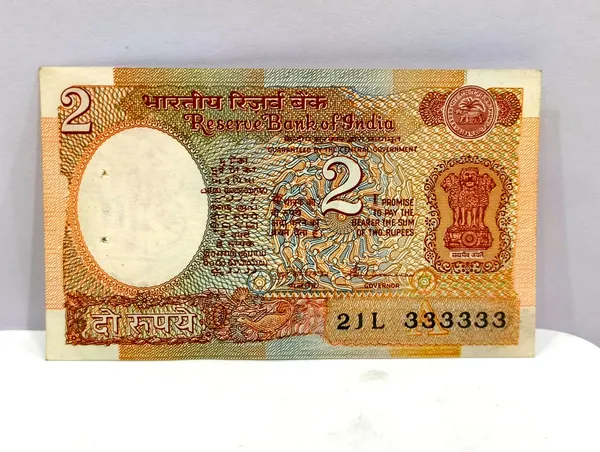 333333_Fancy_Series_2_Rupees_Satellite_-_India_old_Note