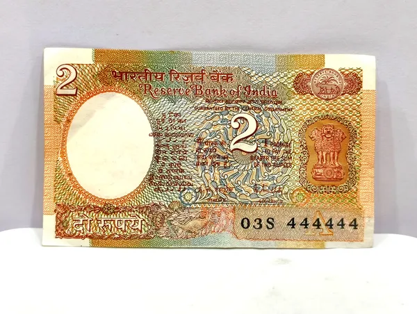 444444_Fancy_Series_2_Rupees_Satellite_-_India_old_Note