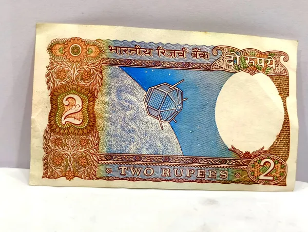 444444_Fancy_Series_2_Rupees_Satellite_-_India_old_Note
