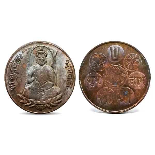 Shubh_Labh_Buddha_India_Copper_Old_Coin