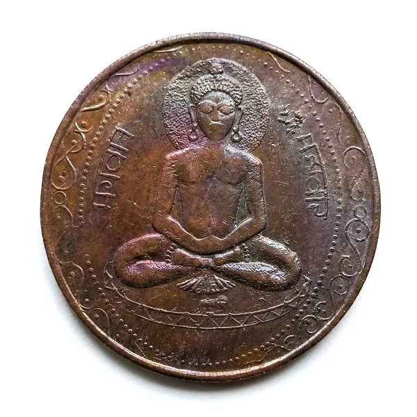 Shubh_Labh_Mahaveer_India_Copper_Old_Coin
