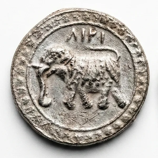 Silver-Plated_Elephant_Tipu_Sultan_Mysore_Ancient_India_Old_Coin