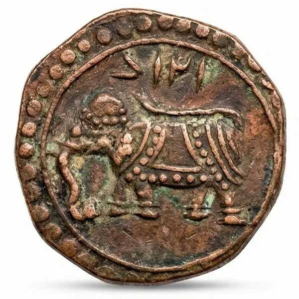 Mysore_State_Elephant_Tipu_Sultan_Ancient_India_Copper_Coin