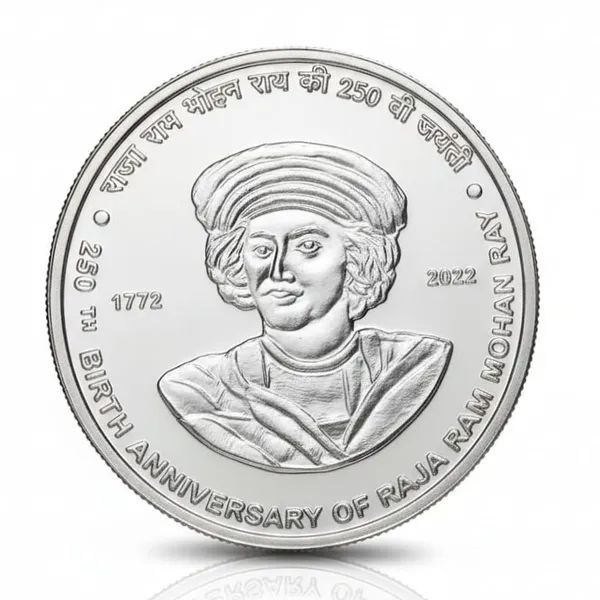 Silver-Plated_1_Lakh_Rupees_1772-2022_Raja_Ram_Mohan_Rai_Fantasy_Coin