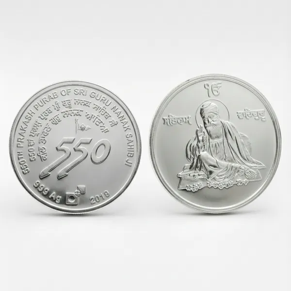 Silver-Plated_550_Rupees_2019_Shri_Guru_Nanak_Dev_Ji_Fantasy_Coin