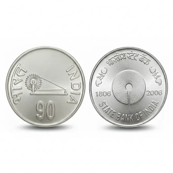Silver-Plated_90_Rupees_1806-2006_Sbi_Centenary_Year_India_Fantasy_Coin